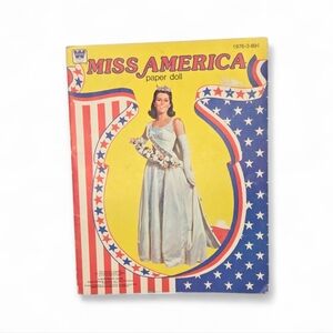 Vintage Miss America‎ Pageant Paper Doll Whitman Books 1979